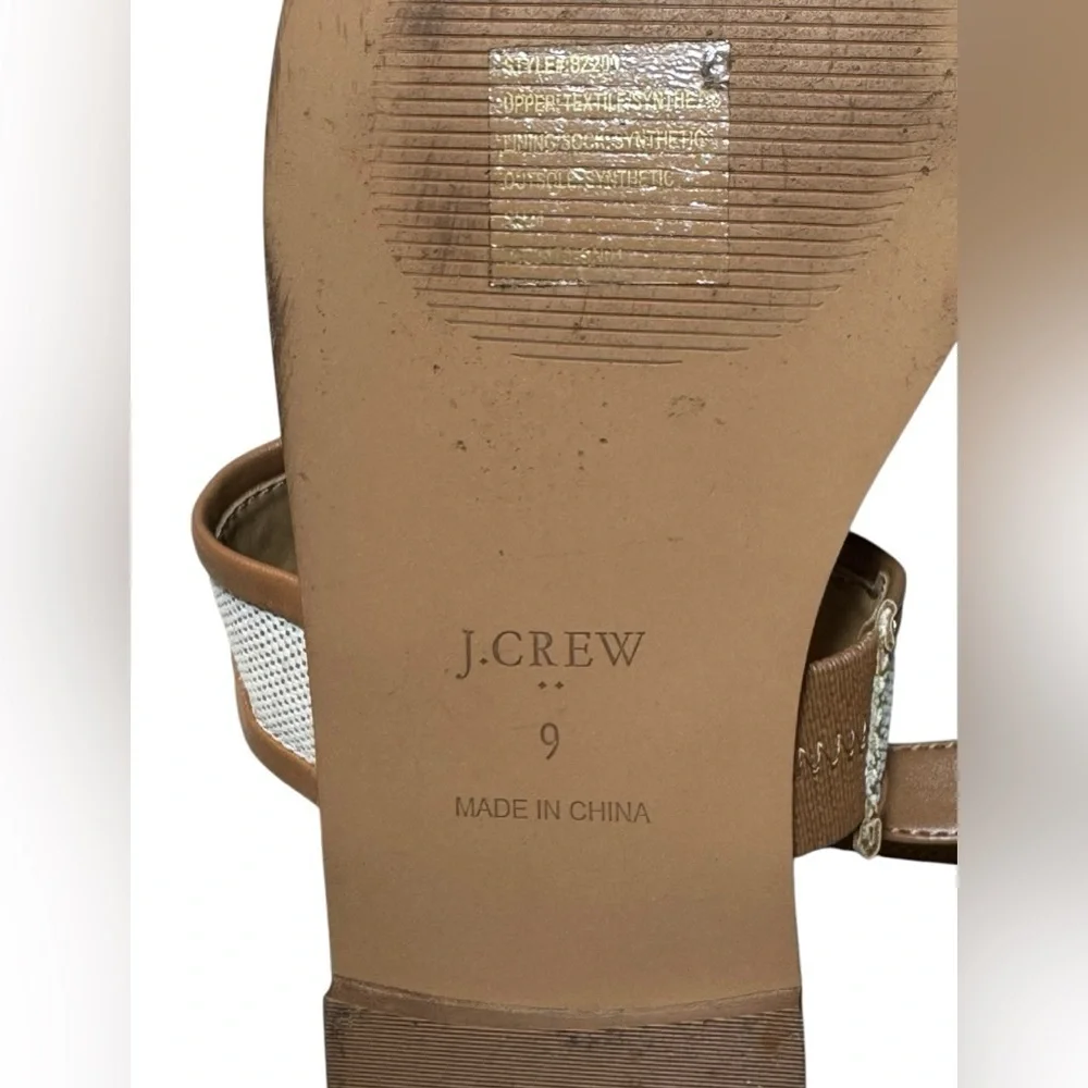 J Crew Double Strap Buckle Sandals 9